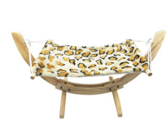 Cat Hammock Wooden Bed