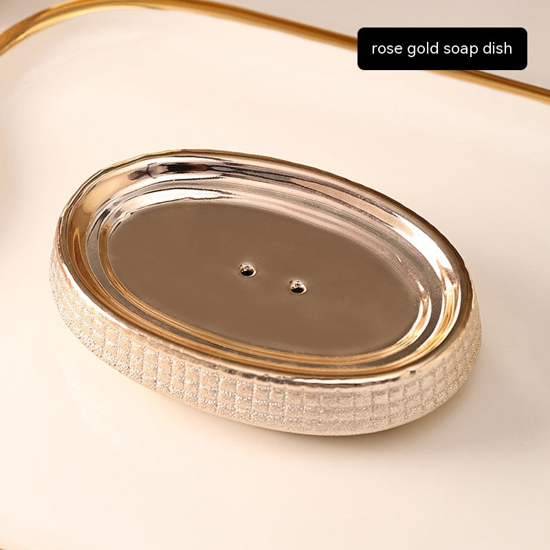 Bathroom Rose Gold Ceramic kit