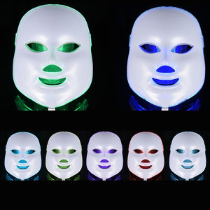 RadiantGlow 7-in-1 LED Beauty Mask<br>
