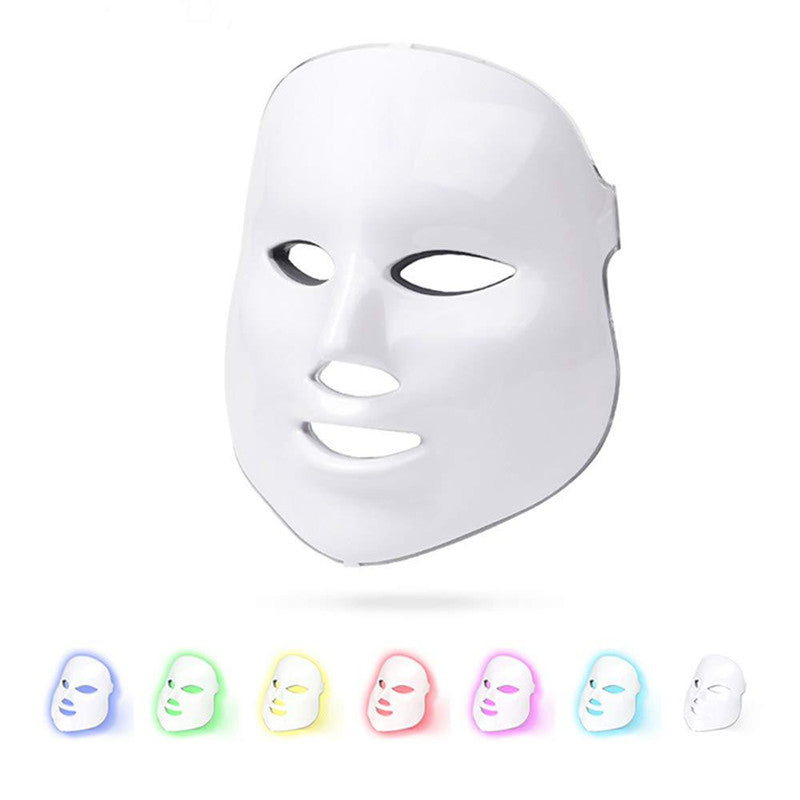 LED Beauty Mask 7 Color Light Home Beauty Instrument