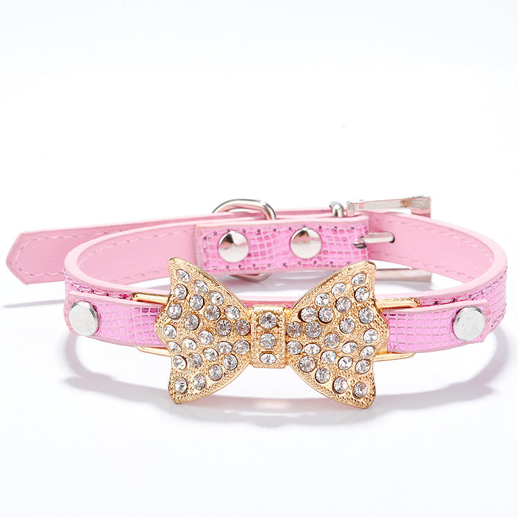 Sparkling Paws Bowtie Collar Set