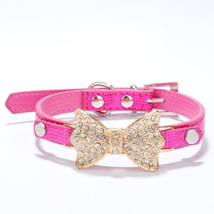 Sparkling Paws Bowtie Collar Set