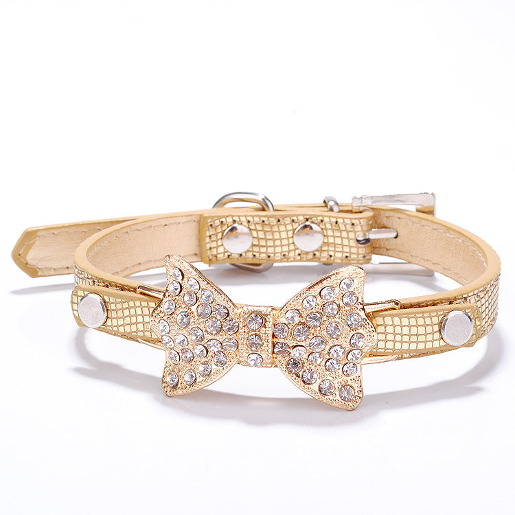 Sparkling Paws Bowtie Collar Set