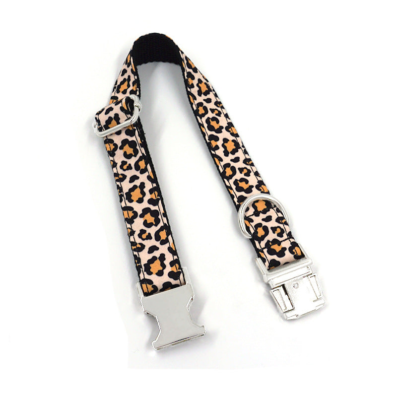 Leopard Chic Pet Collar