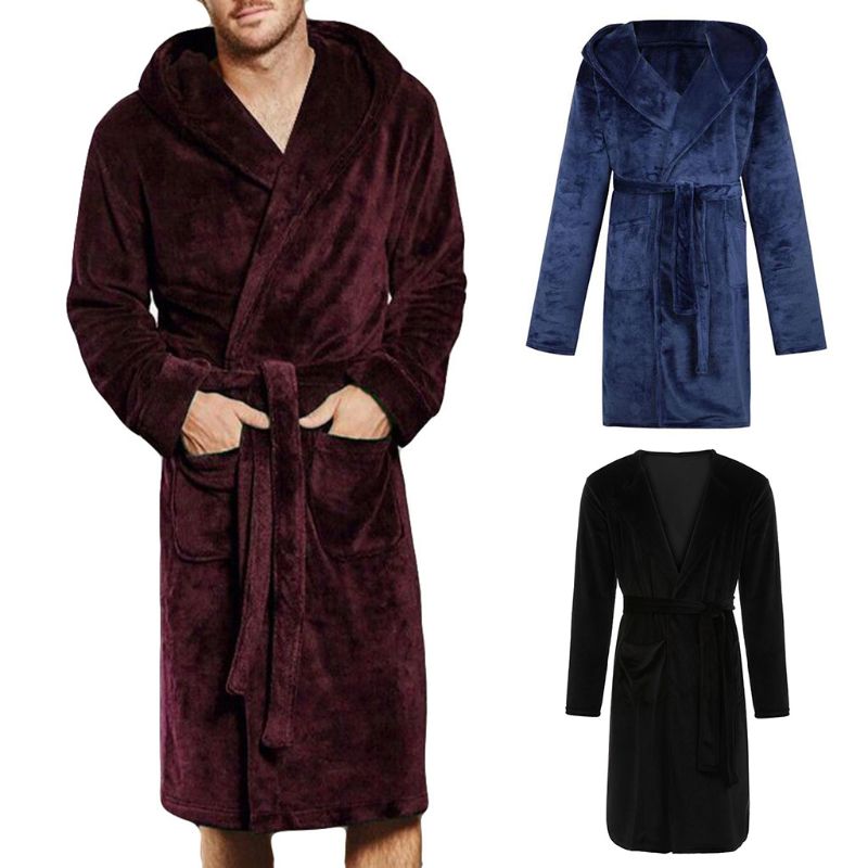 Urban Comfort Nylon Hooded Robe
