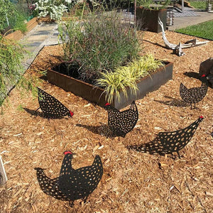 Rustic Roosters Garden Ensemble