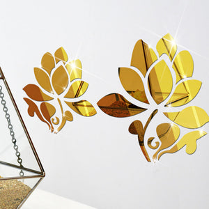 ZenBloom Lotus Reflective Wall Decals