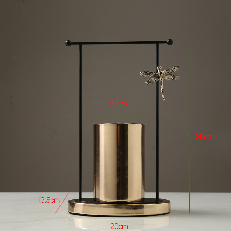 Aurora Elegance Alloy Candle Stand