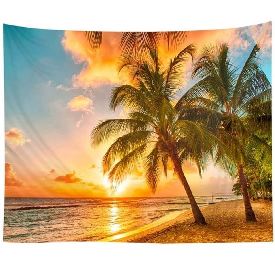 Hawaii Sunset Tapestry