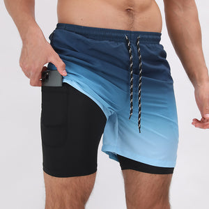 Double Layer Casual Sport Shorts