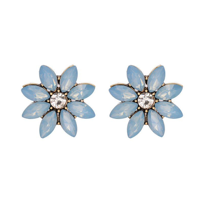 Enchanting Blossom Glass Earrings