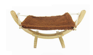 Cat Hammock Wooden Bed