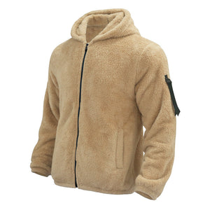 Luxe Velvet Comfort Hooded Jacket