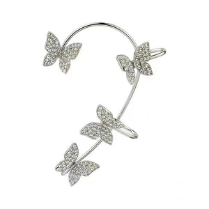 Diamond Flutter Elegance No-Pierce Earrings
