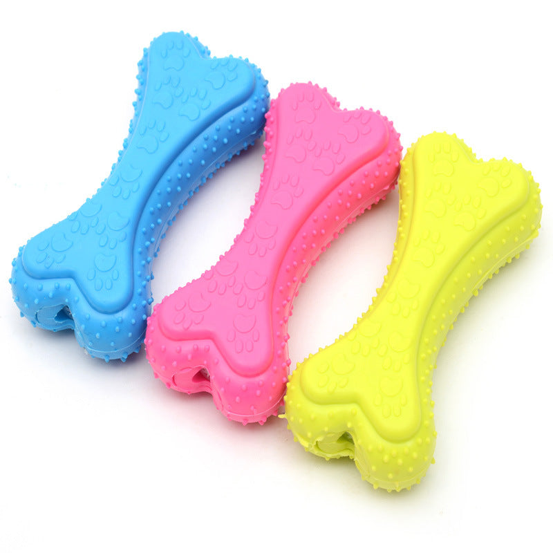 WhistlePaws Rubber Footprint Toy