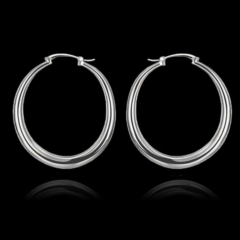 Exaggerated Earring Accessories Fashion Simple Glossy