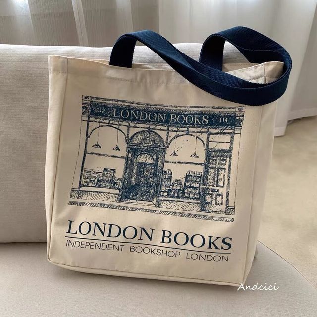 London Books Print Shoulder Bag