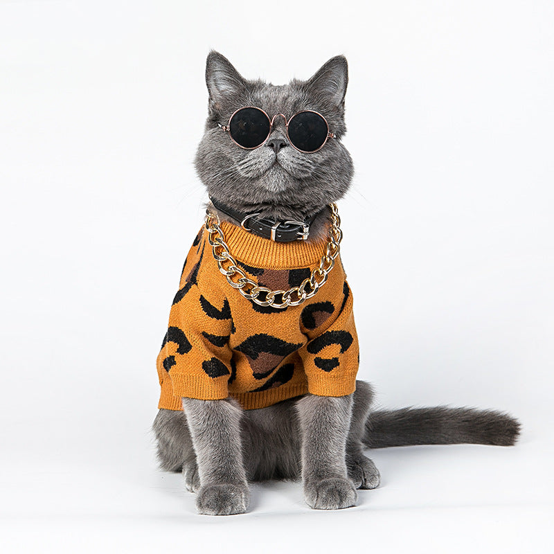 Cool cat n dog sweater