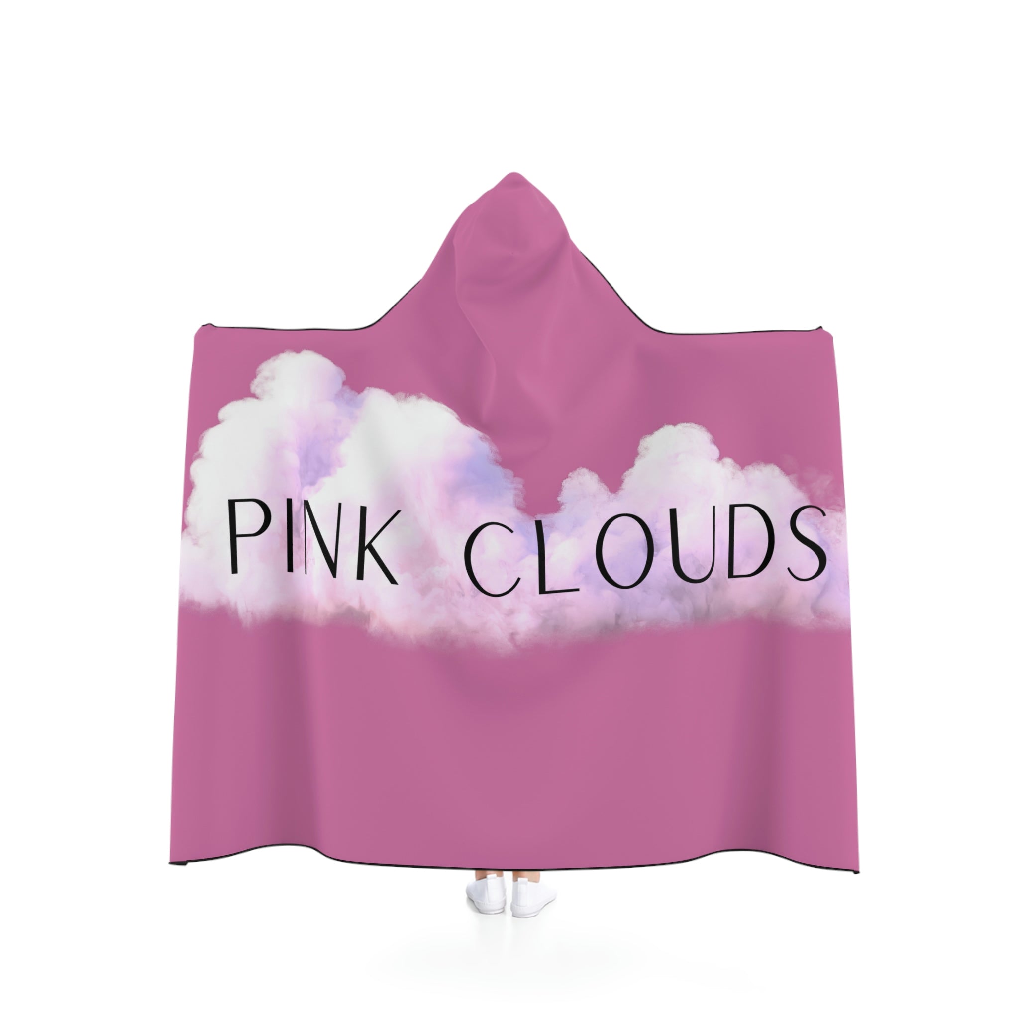 Pink Clouds - Hooded Blanket