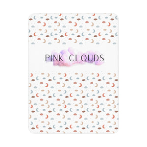 Pink Clouds - Toddler Blanket