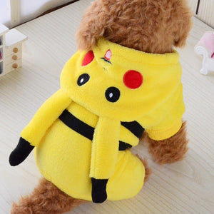 Cute Pikachu Pet Winter Jacket