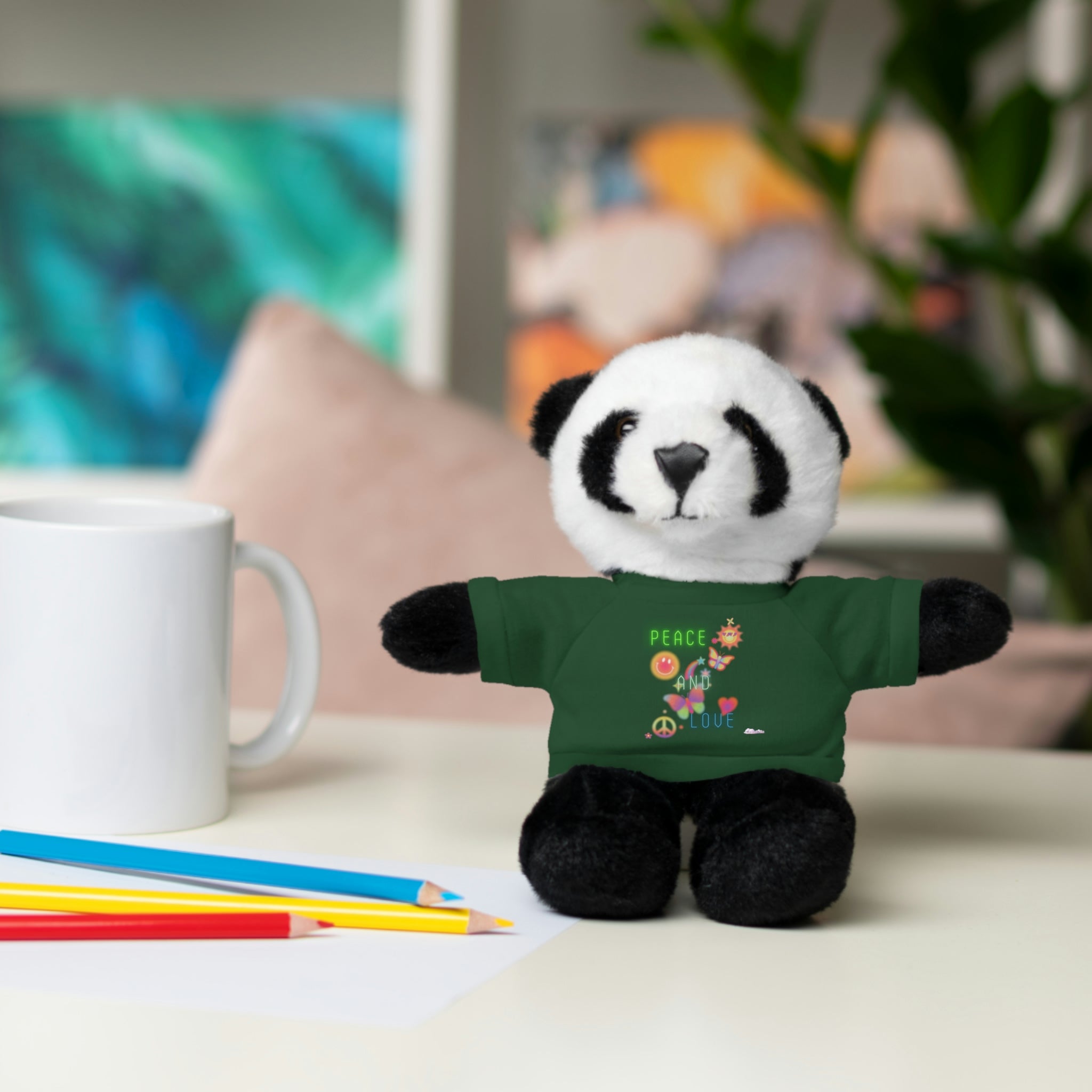 Joyful Friends - Personalized Stuffed Animals with Tee by Pink Clouds