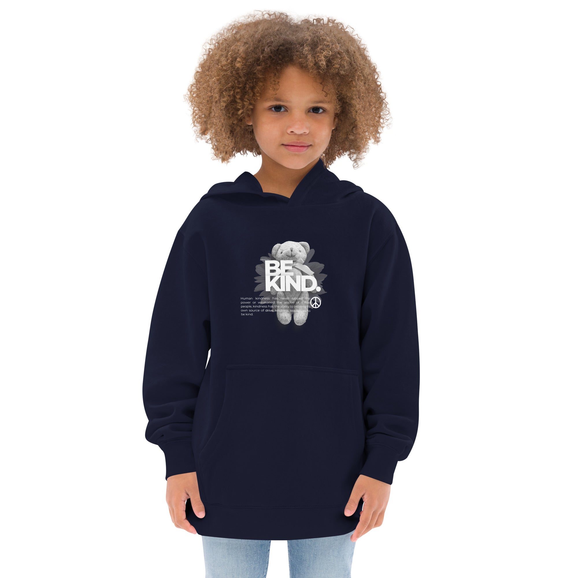 Be kind - Kids fleece hoodie