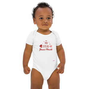 Your Heart - Organic cotton baby bodysuit