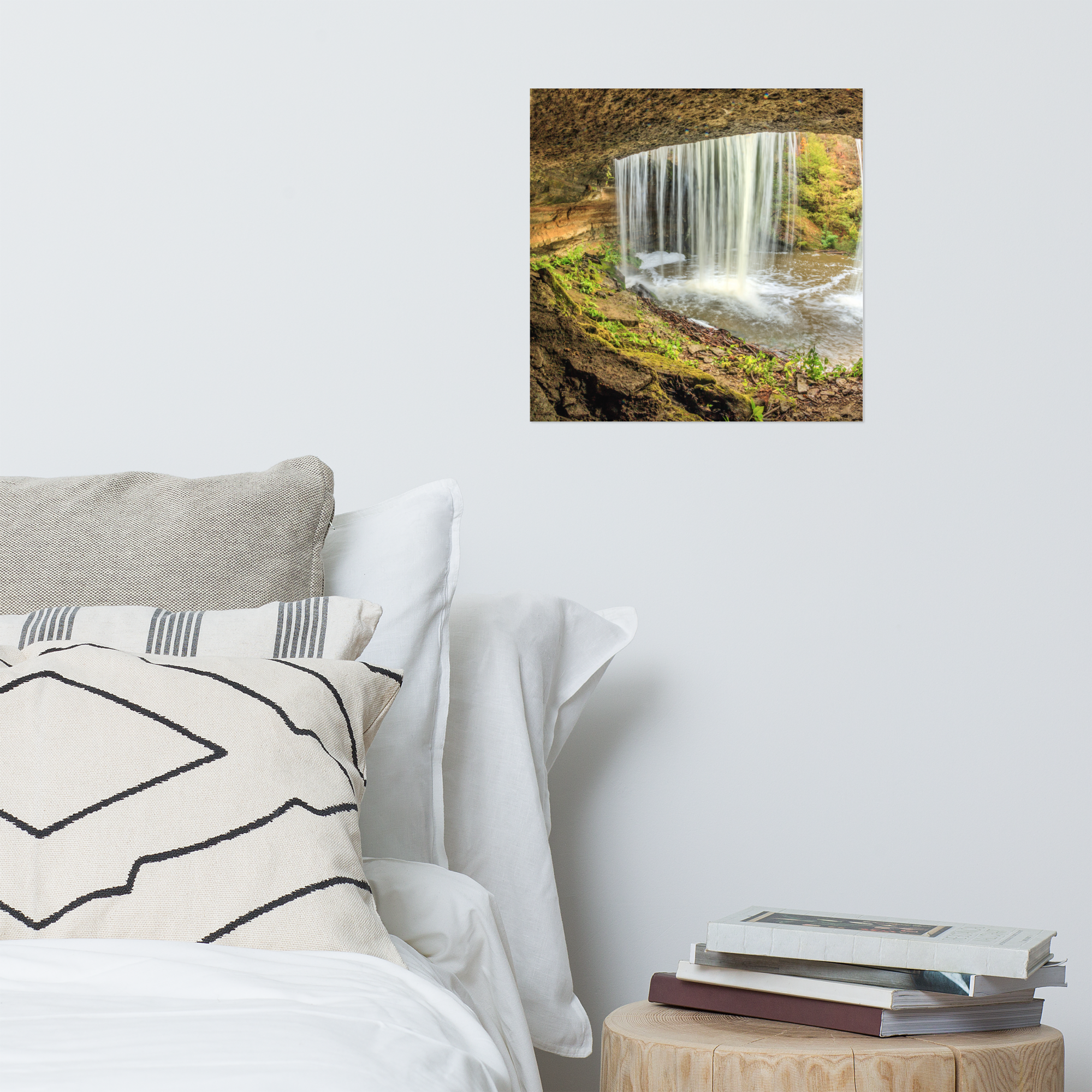 The waterfall - Photo paper poster