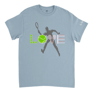 Love Tennis - Heavyweight Unisex Crewneck T-shirt